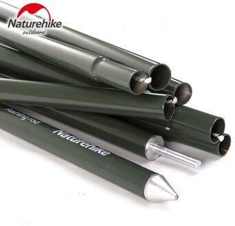 Aluminium Tent Ondersteuning Staaf Polen Outdoor Luifel Wandelen Camping Zon Onderdak Versterkte Compact Opvouwbare Tent Pole 2m x 2pcs