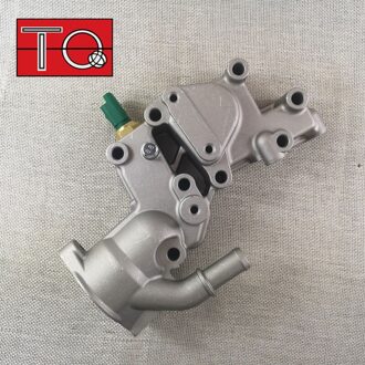 Aluminium Thermostaat Behuizing Koelvloeistof Water Flens Voor Citroen Bx C15 C3 Mk/Voor Peugeot 1007 205 206 1336.Y8 9654775080 1336Y8