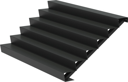 Aluminium trap 250cm. breed