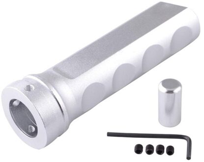 Aluminium Universal Handrem Hendel Set Auto Handrem Mouw Handrem Handvat Hand Protector Modificatie Cover Zilver