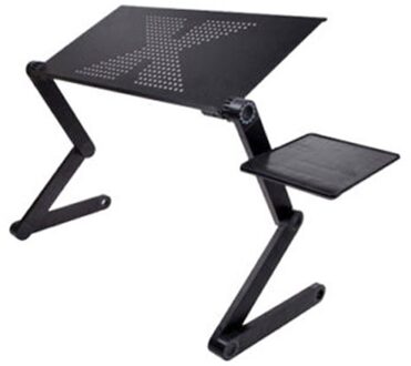 Aluminium Verstelbare Laptop Tafel Draagbare Vouwen Computer Bureau Notebook Desktop Stand Computer Tafel desk fan
