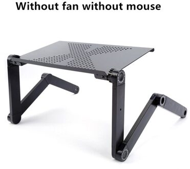 Aluminium Verstelbare Laptop Tafel Draagbare Vouwen Computer Bureau Notebook Desktop Stand Computer Tafel Voor Slaapbank wit