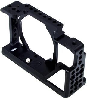 Aluminium Video Camera Kooi Beschermende Camera Stabilizer Met Tientallen 1/4 "& 3/8" Schroefgaten Voor Sony a6000 A6300 NEX7