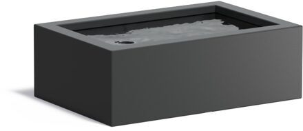 Aluminium vijverbak 120x80x40cm.
