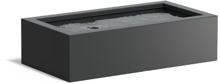 Aluminium vijverbak 150x80x40cm.