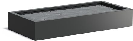 Aluminium vijverbak 250x120x40cm.