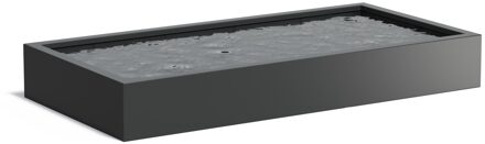 Aluminium vijverbak 300x150x40cm.