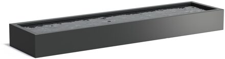Aluminium vijverbak 400x100x40cm.