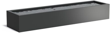 Aluminium vijverbak 400x100x60cm.