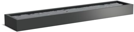 Aluminium vijverbak 500x100x40cm.