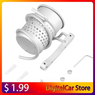 Aluminium Wall Mounted Föhn Droger Uitsparing Kam Holder Rack Stand Set Uitsparing Kam Opslag Cup Organizer Badkamer Accessoires