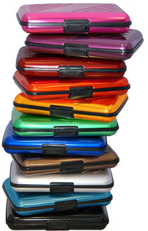 Aluminium wallet - RFID Blocking - Zwart