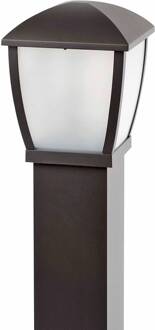 Aluminium wegenlamp Wilma wit, donkergrijs