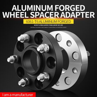 Aluminium Wiel Spacer 5X100 Pcd Cb 54.1Mm Hub Adapter 5X3.93 Adapters Voor Toyota Corolla 1stk 20mm zilver