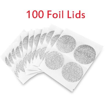 Aluminiumfolie Deksels Koffie Capsule Voor Nespresso Rvs Herbruikbare Koffie Pod Crema Maker Reffillable Herbruikbare Pods 100Foil Lids