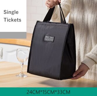 Aluminiumfolie Thermische Lunch Zakken Voedsel Behoud Isolatie Warmte Waterdichte Oxford Doek Draagbare Outdoor Picknick Opslag Tote single Tickets