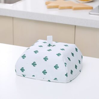 Aluminiumfolie Voedsel Cover Warm Houden Gereedschap Opvouwbare Voedsel Covers Geïsoleerde Thermische Voedsel Tent Stofkap Gerechten Keuken Gadgets S-cactus