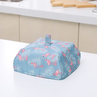 Aluminiumfolie Voedsel Cover Warm Houden Gereedschap Opvouwbare Voedsel Covers Geïsoleerde Thermische Voedsel Tent Stofkap Gerechten Keuken Gadgets S-flamingo
