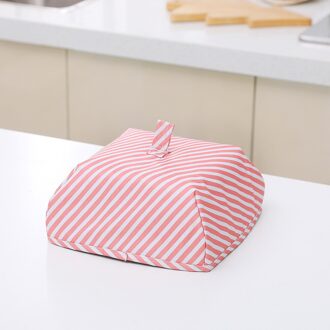 Aluminiumfolie Voedsel Cover Warm Houden Gereedschap Opvouwbare Voedsel Covers Geïsoleerde Thermische Voedsel Tent Stofkap Gerechten Keuken Gadgets S-roze