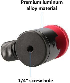 Aluminiumlegering Bal Hoofd Draaibaar Balhoofd Vervanging Met 3/8 Inch Schroef Gat 1/4 Inch Adapter Schroef Camera Fotografie Licht stijl B