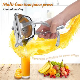 Aluminiumlegering Handleiding Fruitpers Hand Druk Juicer Granaatappel Oranje Citroen Suikerriet Sap Keuken Fruit Tool