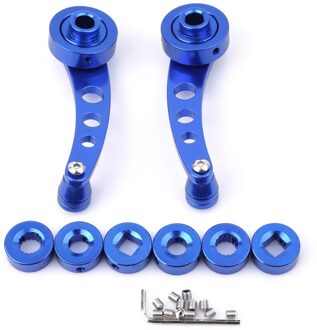 Aluminiumlegering Universele Autoruit Handvat Winder Riser Vervanging Winder Crank Riser Kit Universal Fit blauw