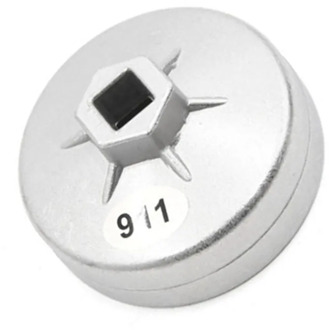 Aluminum 1/2 Square Drive 76mm 12 Flutes End Cap Oil Filter Wrench Socket Remover Tool 911 For Ford Mazda Mitsubishi Daihatsu