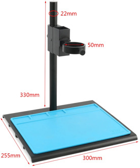 Aluminum Alloy Adjustable Focusing Bracket Focusing Holder Table Stand 40mm 50mm For Digital HDMI USB Video Microscope Camera