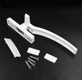 Aluminum alloy casement window handle latches plastic steel push open door window lock buckle Repair replacement parts