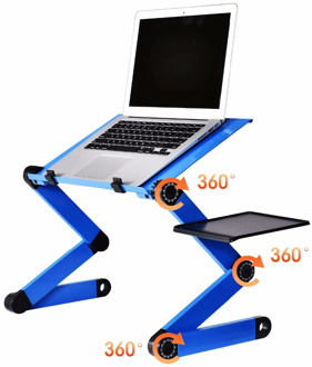 Aluminum Alloy Laptop Table Adjustable Portable Folding Computer Desk Students Dormitory Laptop Table Computer Stand Bed Tray