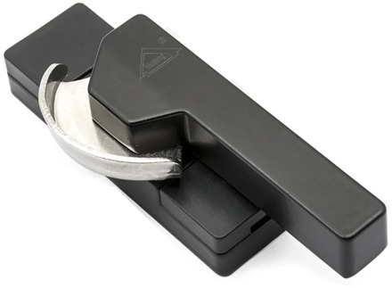 Aluminum Alloy Plastic Steel Push-pull Door Hardware Fittings Square Handle Crescent Lock Semicircle Lock Window Lock Buckle