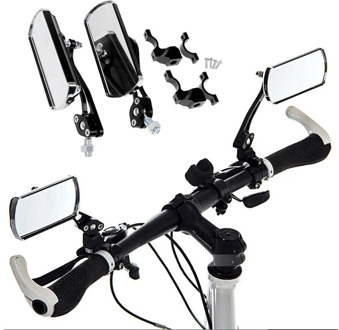 Aluminum Bike Mirror MTB Bicycle Adjustable Rearview Handlebar End Rear Back Bicycle accessories #sw