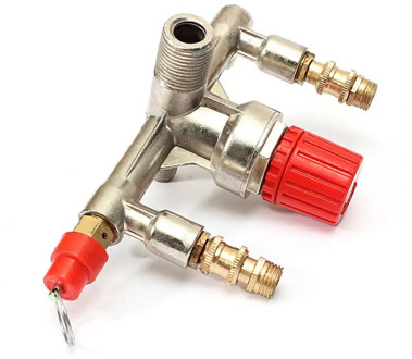 Aluminum Bracket Air Compressor Switch Pressure Release Valve Pump Parts Kit Aluminum Bracket Push-Pull Valves Safety Valve