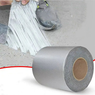 Aluminum Foil Adhesive Butyl Tape Waterproof Duct Tape Super Repair Crack Thicken Butyl Waterproof Tape Home Renovation Tools