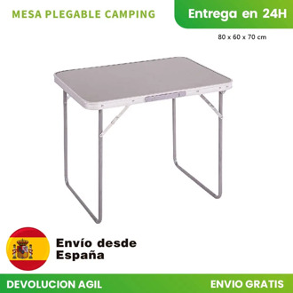 Aluminum folding table for camping table Camping 80x60x70 Table portable