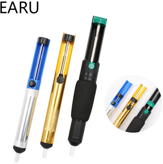 Aluminum Metal Desoldering Pump Suction Tin Gun Soldering Sucker Pen Removal Vacuum Soldering Iron Desolder Hand Welding Tools