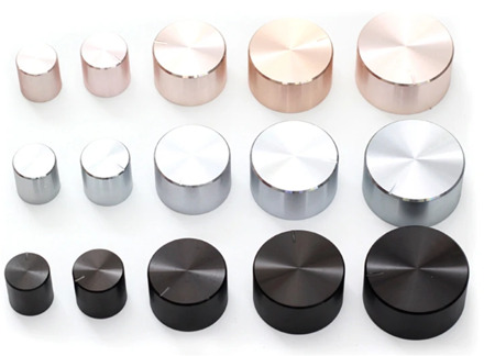 Aluminum plastic potentiometer knob 17*17 19*17 26*17 30*17 34*17 40*19 48*22*6mm Plum handle Chassis volume cap amplifier knobs