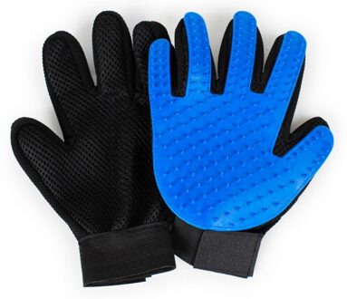 Aluxpets Pet Hond Kat Touch Handschoen Kat Grooming Handschoen Pet Borstel Handschoen Voor Kat Hond Haar Verwijderen Borstel Hond Deshedding schoonmaken Kammen