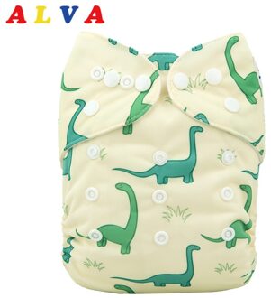 Alvababy Nappy Wasbare Waterdichte Baby Doek Pocket Luier Met Microfiber Insert