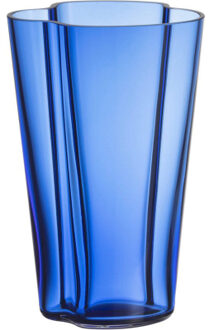 Alvar Aalto Vaas H 22 cm - Ultramarine Blue Blauw