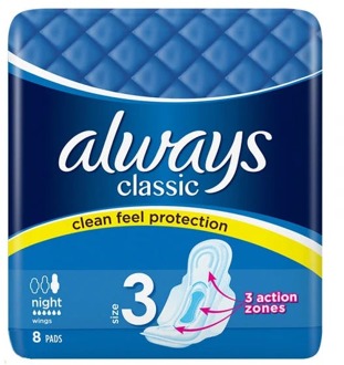 Always Classic Night "Clean Feel Protection"