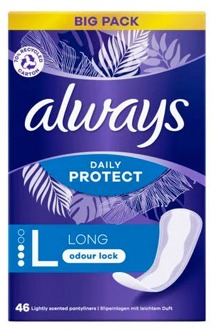 Always Inlegkruisjes Always Dailies Liners Long 46 st
