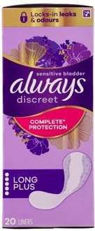 Always Inlegkruisjes Always Discreet Liners Long Plus 20 st