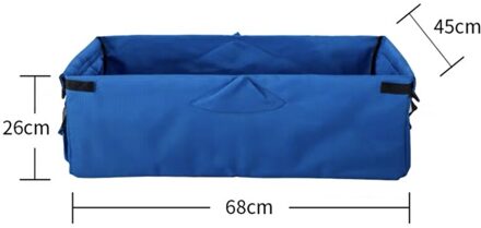 Alwaysme Zware Polyester Tuin Utility Wagon Winkelwagen Liner Voor Tuin Utility Wagon Winkelwagen 68X45X26CM blauw