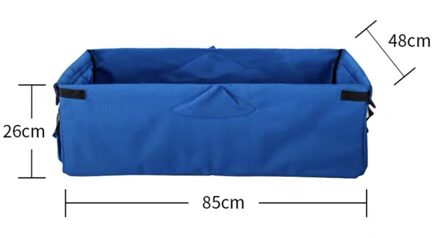 Alwaysme Zware Polyester Tuin Utility Wagon Winkelwagen Liner Voor Tuin Utility Wagon Winkelwagen 85X48X26CM blauw