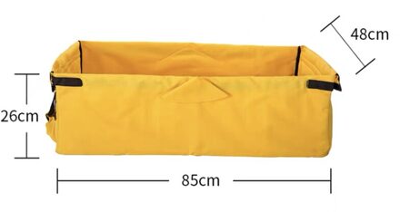 Alwaysme Zware Polyester Tuin Utility Wagon Winkelwagen Liner Voor Tuin Utility Wagon Winkelwagen 85X48X26CM geel