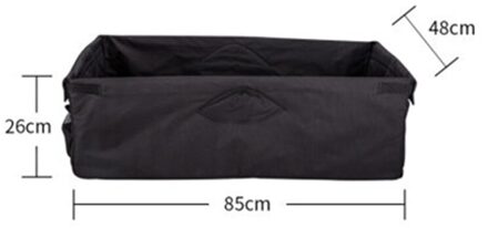 Alwaysme Zware Polyester Tuin Utility Wagon Winkelwagen Liner Voor Tuin Utility Wagon Winkelwagen 85X48X26CM zwart