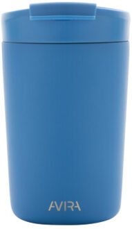 Alya gerecycleerde roestvrijstalen tumbler van 300 ml Blauw - One size