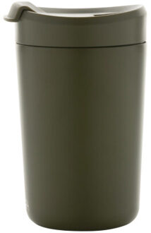 Alya gerecycleerde roestvrijstalen tumbler van 300 ml Groen - One size