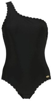 Alyssa Wavy Swimsuit Zwart,Groen - 36,38,40,42,44,46,48